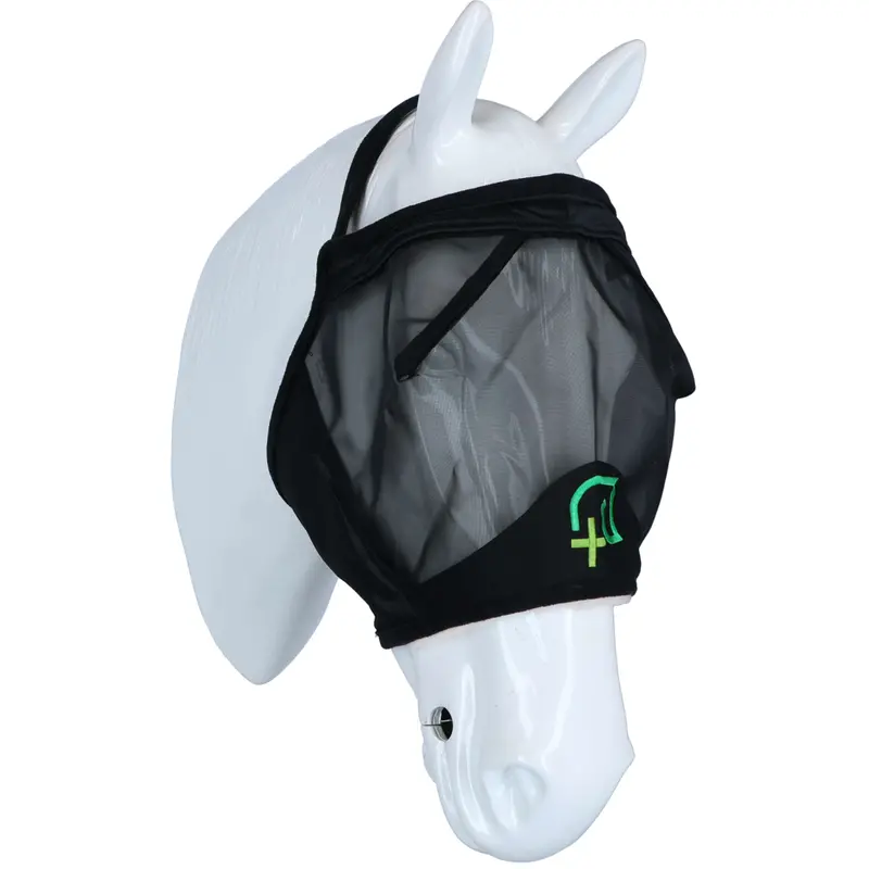 Agradi Fine-Mesh Fly Mask For Horses – Earless, Black 1