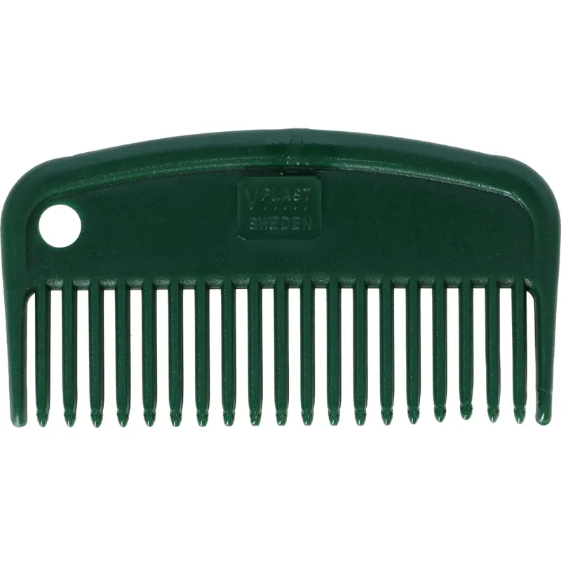 Agradi Green Mane Comb – Durable Plastic With Fine Teeth 1