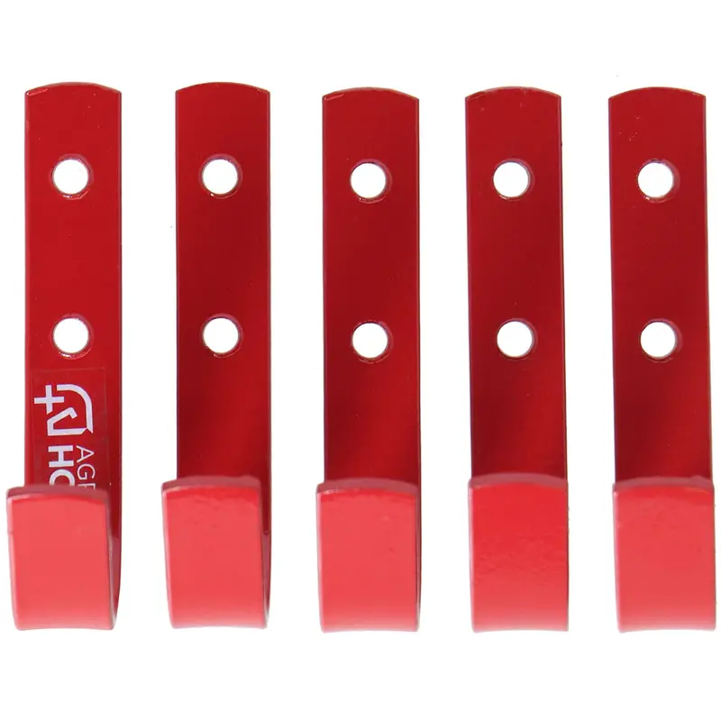 Agradi Horse Five-Piece Red Steel Hooks 1
