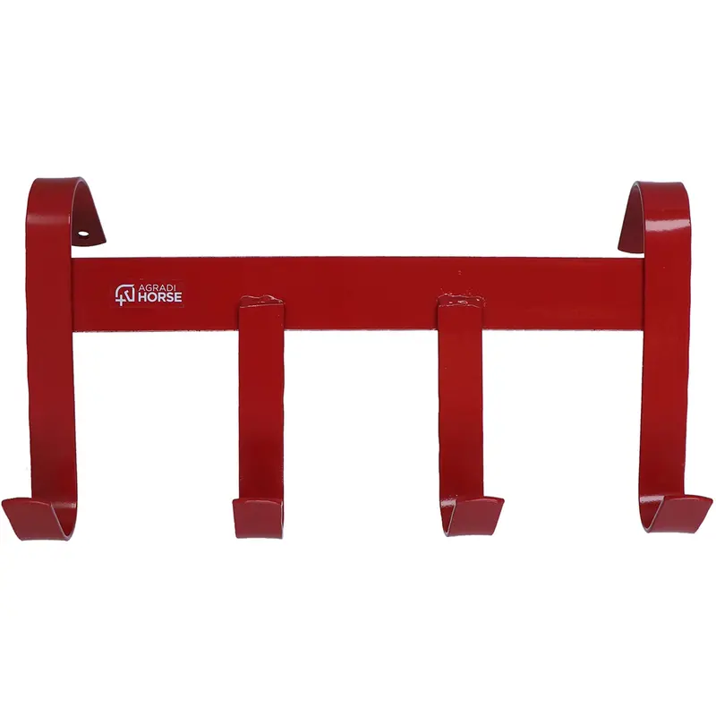 Agradi Horse Red 4-Hook Bridle Organizer 1