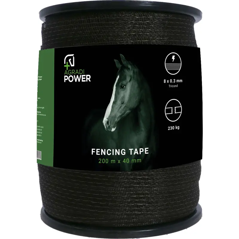 Agradi Power Brown Electric Fencing Tape 1