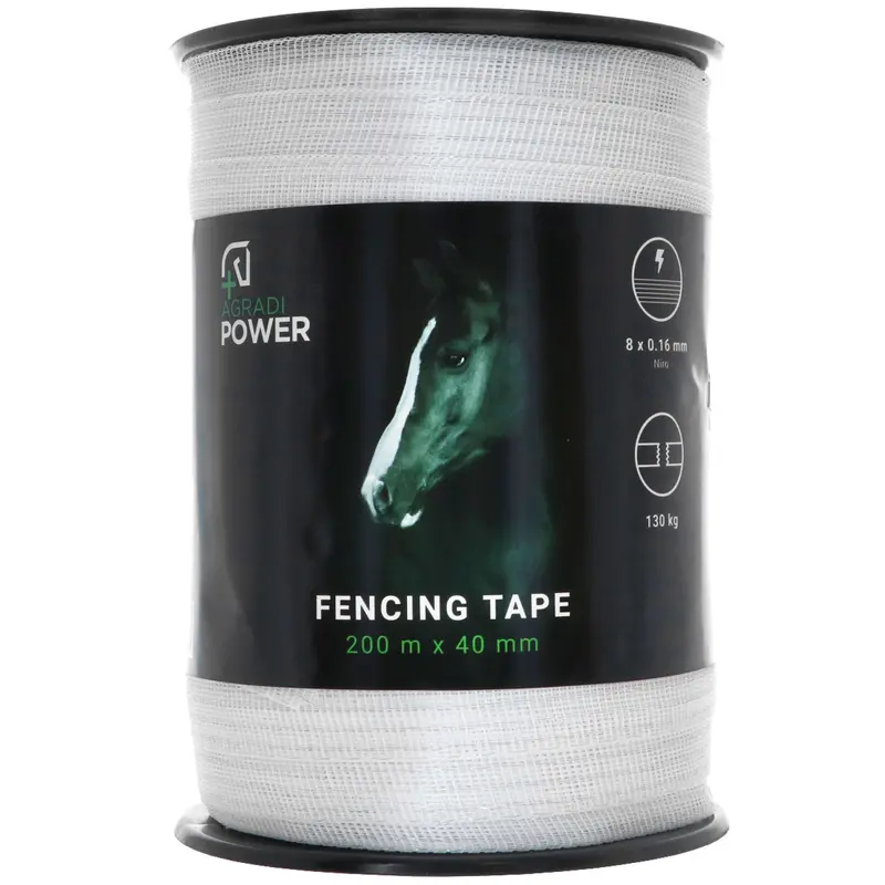 Agradi Power White Electric Fencing Tape 1