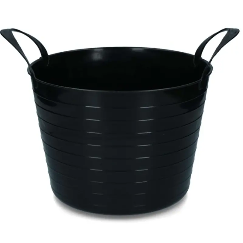 Agradi V-Trug Flexi Black Feeding Bucket 2