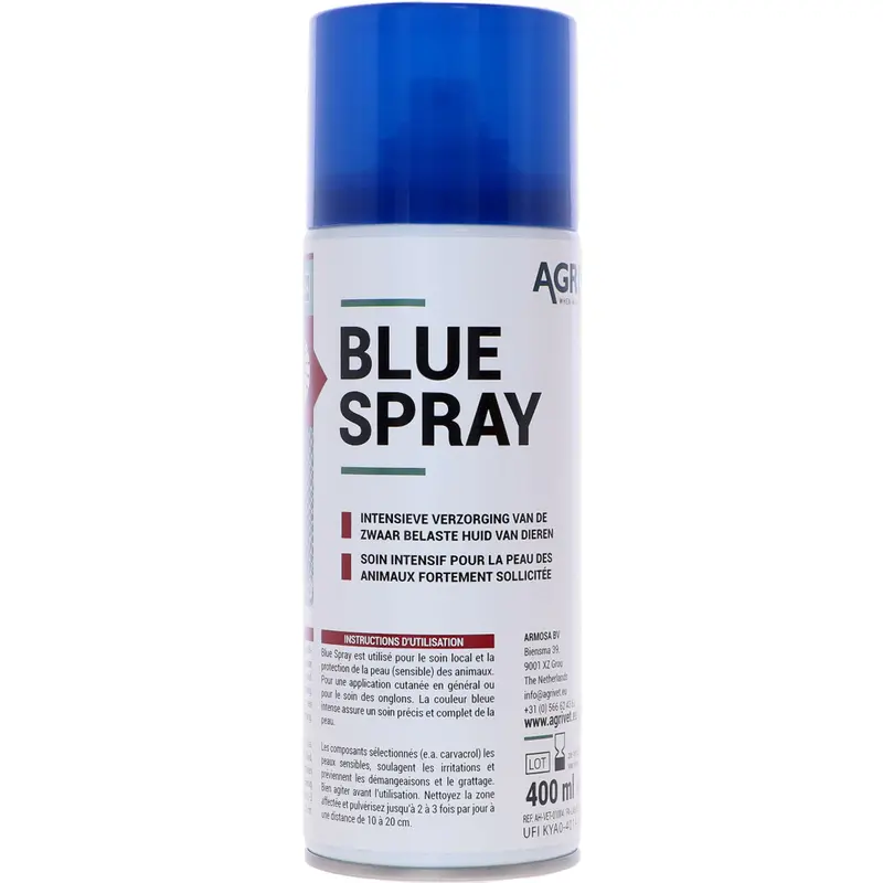 Agrivet Dermi Blauw Antiseptic Skin Spray 1