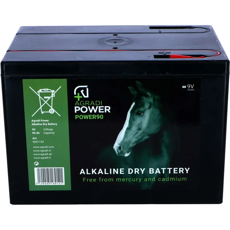 Ako Alkaline 9V Fence Battery – Green, 90 Ah Capacity 1