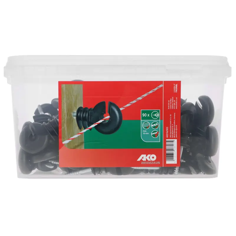 Ako Iron-Free Ring Set – 25-Piece Black Hardware Kit 1