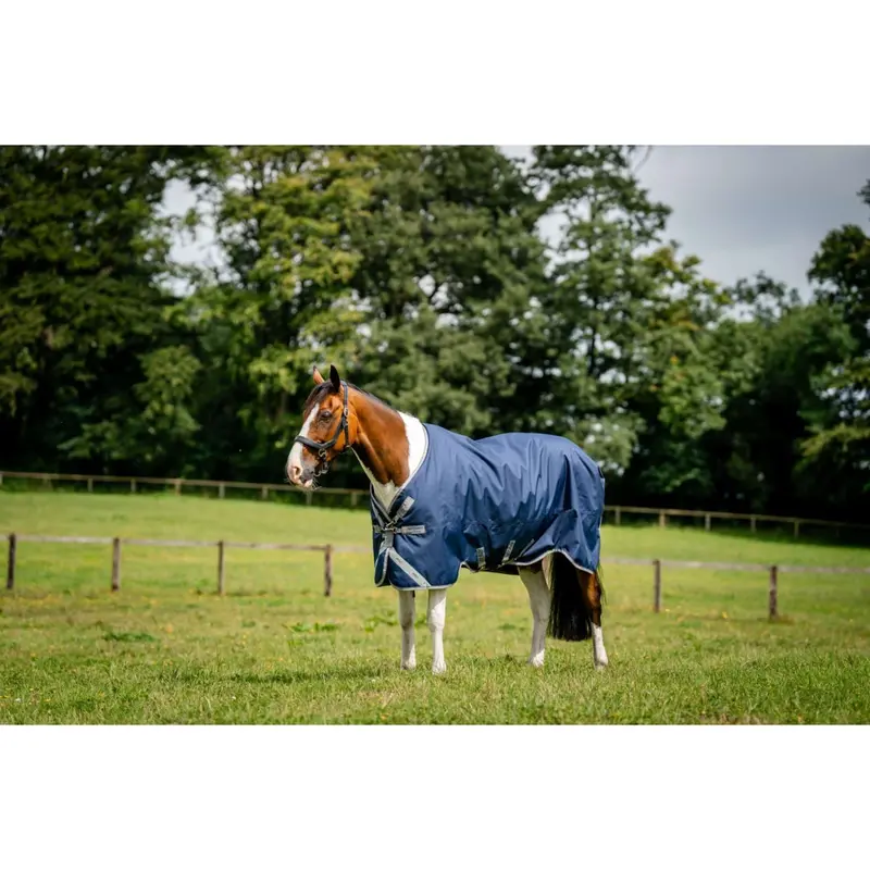 Amigo 1200D Turnout Sheet – Xl, 150G Fill, Navy/Titanium Grey/Silver 1