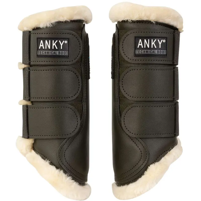 Anky Active Gel Impact Dressage Boots – Dark Olive 1
