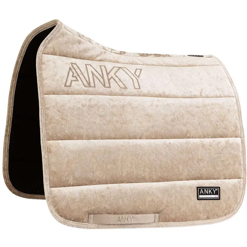 Anky Jubilee Dressage Saddle Pad – Beige Glamour Design 1