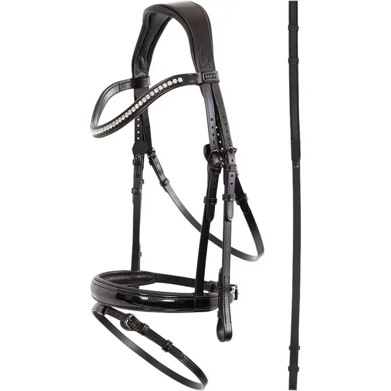 Anky Metallic Patent Bridle Ath24001 In Black 1