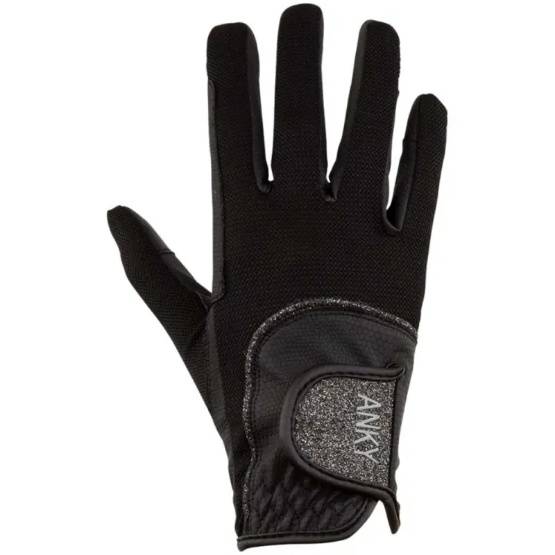 Anky Technical Mesh Riding Gloves In Black 1
