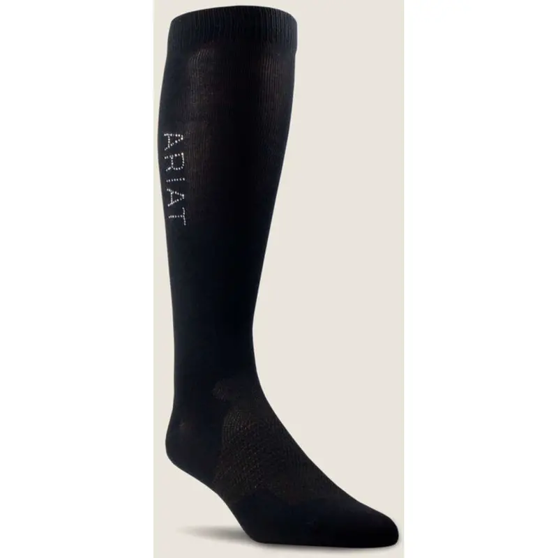 Ariat Ariattek Radiant Performance Socks – Black 1