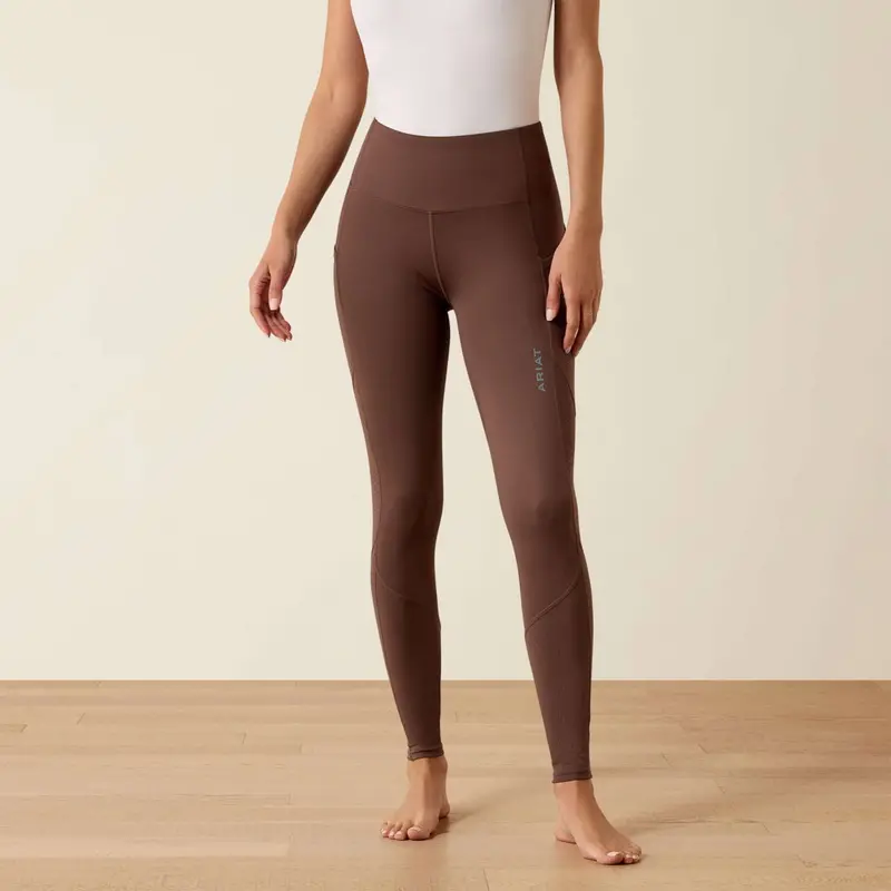 Ariat Breathe Eos Knee-Patch Riding Leggings – Pommel Brown 1