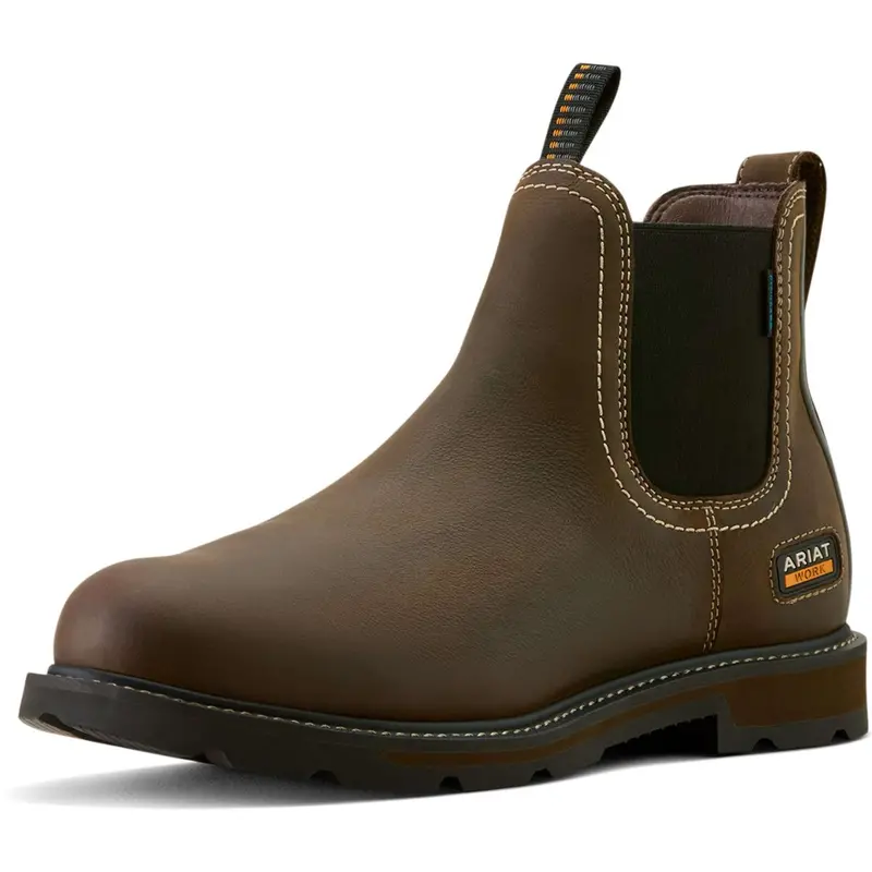 Ariat Groundbreaker Chelsea H2O Men'S Dark Brown Jodhpur Boots 1