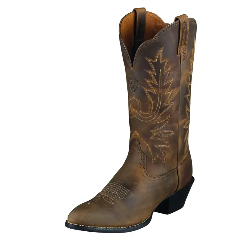 Ariat Heritage Western Boots For Women – Brown R-Toe Style 1