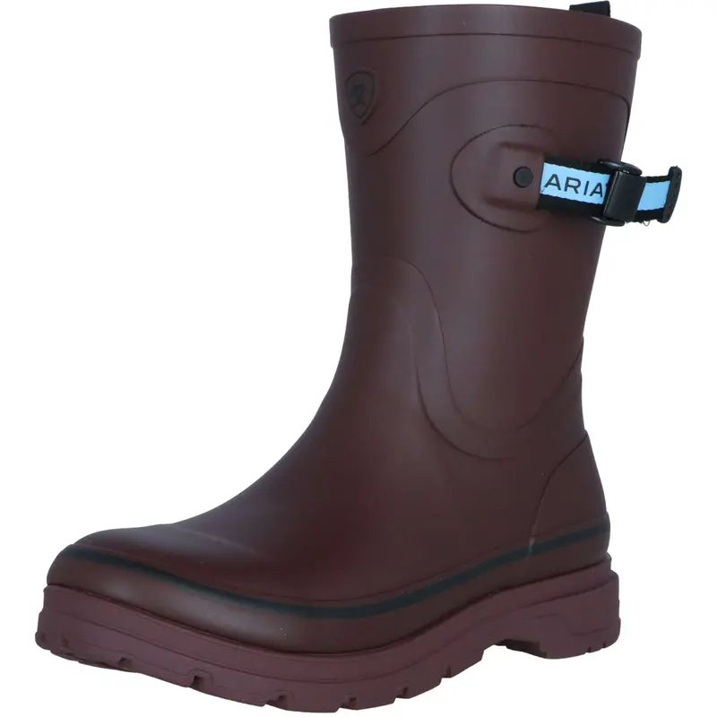 Ariat Kelmarsh Mid-Cut Rubber Outdoor Boots For Women – Maroon Red 1