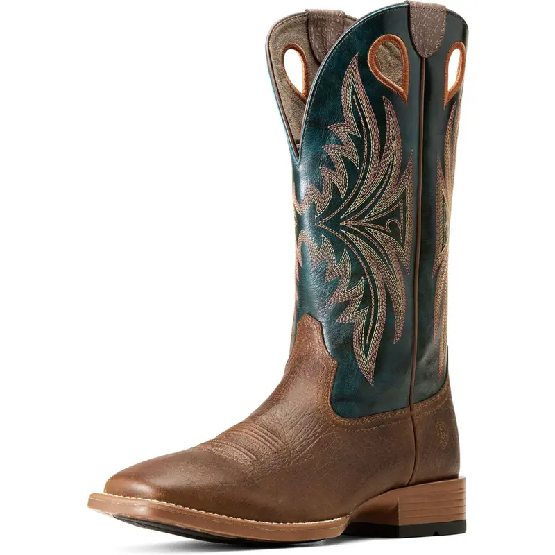 Ariat Men'S Granger Ultra Western Boots – Brown Bark & Sea Green 1