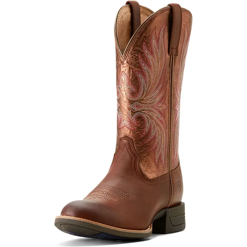 Ariat Ranahan Western Boots For Women In Sienna Saddle/Rusty Red 1