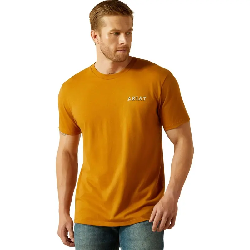 Ariat Scorpion Seal Graphic T-Shirt – Men’S Orange 1