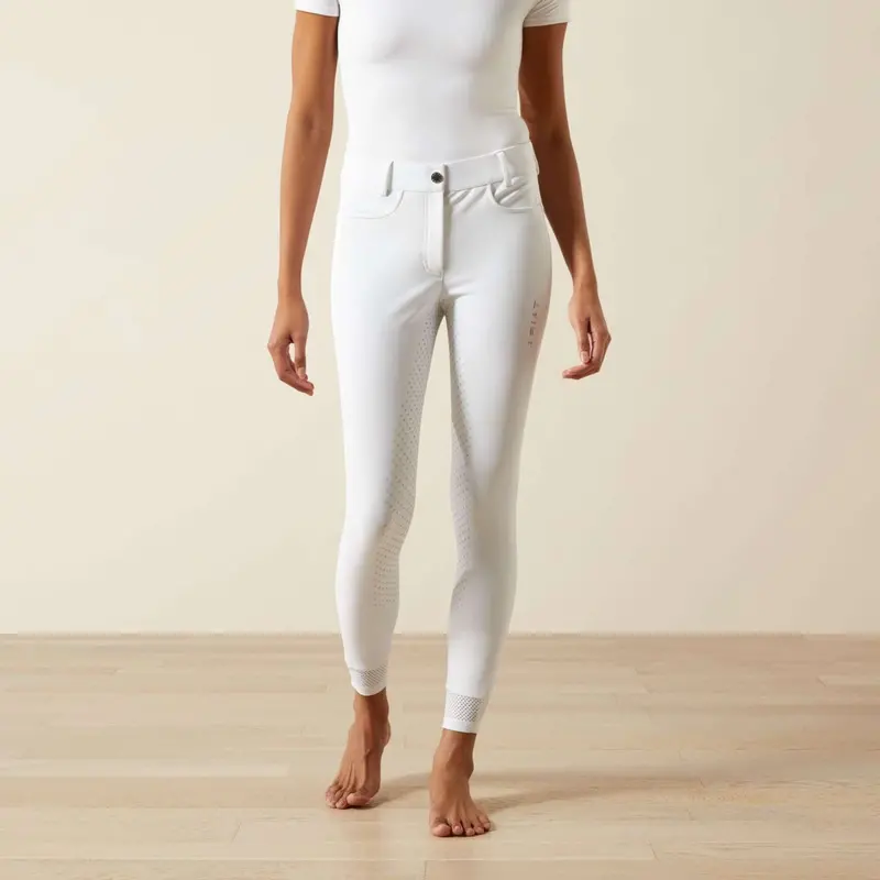 Ariat Tri Factor Nt Full-Grip Riding Tights – White 1