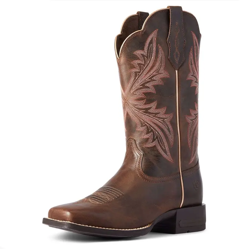 Ariat West Bound Sassy Brown Western Riding Boots For Women 1