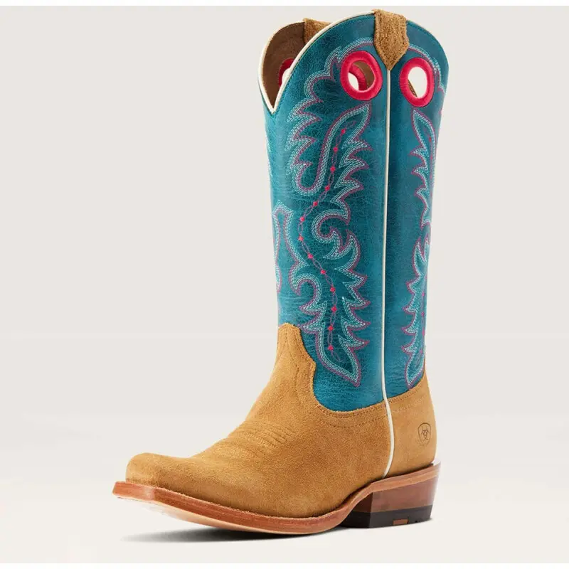 Ariat Women'S Futurity Boon Western Boots – Buckskin Roughout 1