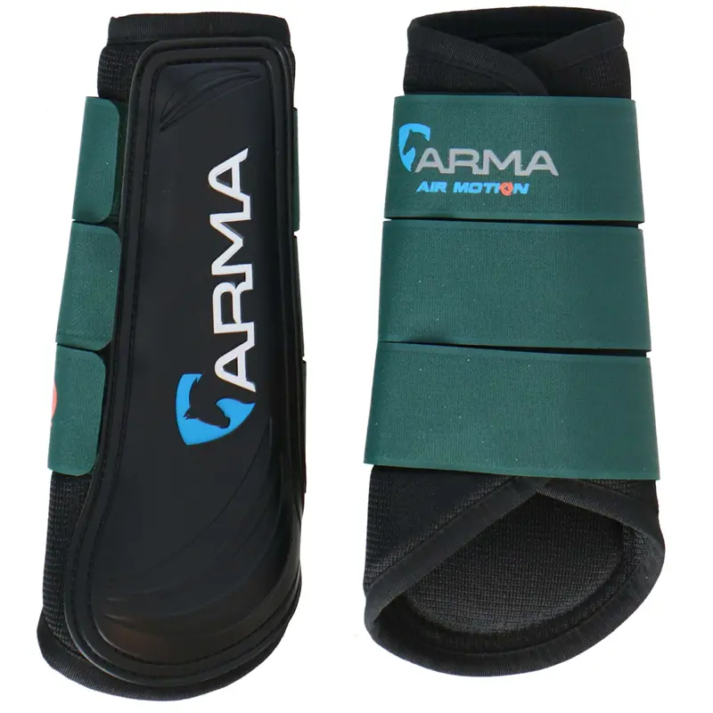 Arma By Shires Air Motion Brushing Boots – Green 1