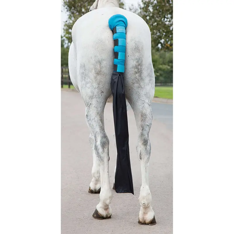 Arma By Shires Brilliant Blue Padded Tail Guard With Matching Storage Bag 1