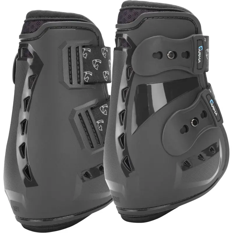 Arma By Shires Carbon Pro Brushing Boots In Black 1