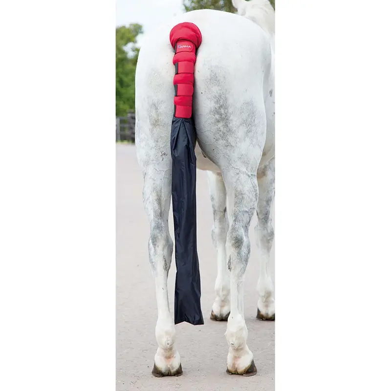 Arma By Shires Padded Tail Guard With Red Storage Bag 1