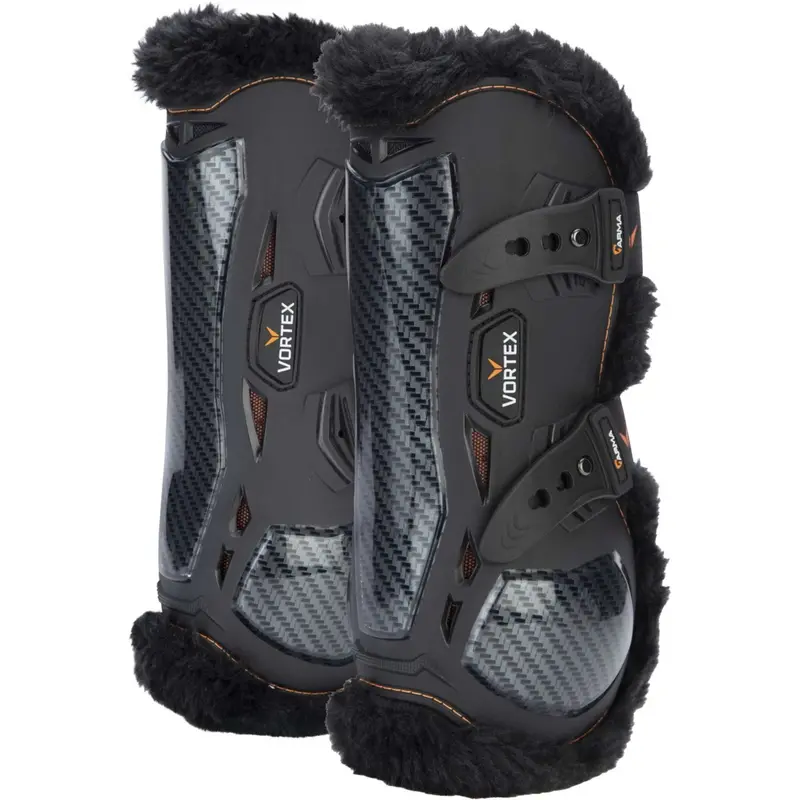 Arma By Shires Vortex Supafleece Tendon Boots – Black 1