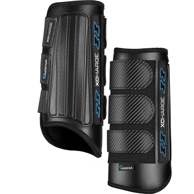 Arma Carbon Event Boots For Horses – Black By Shires 1