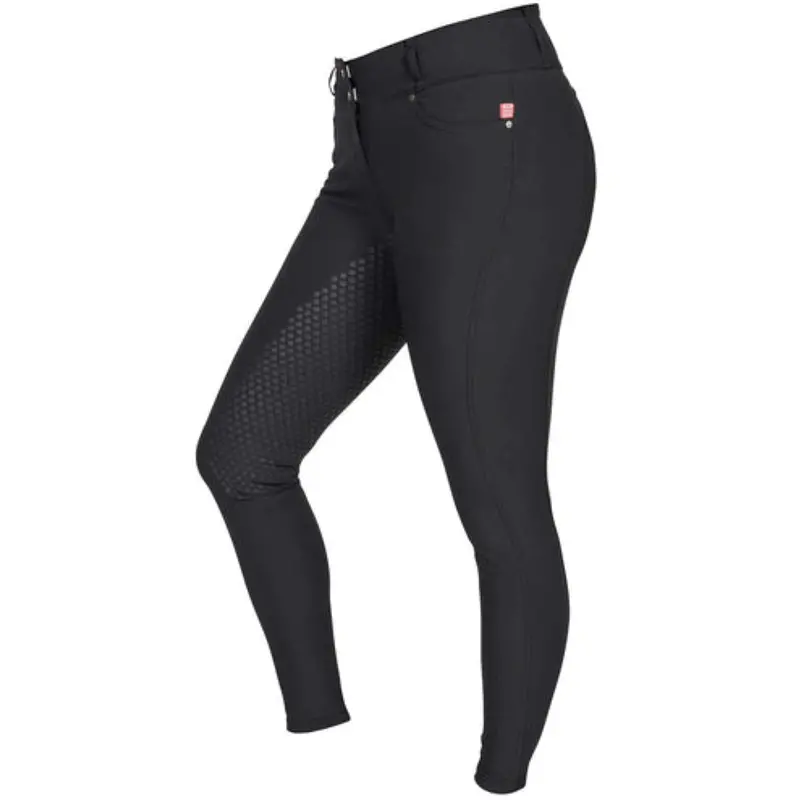 Back On Track Julia Full-Grip Riding Tights In Black 1