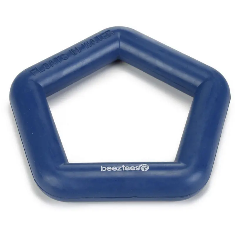 Beeztees Blue Rubber Floating Ring Toy For Cats 1