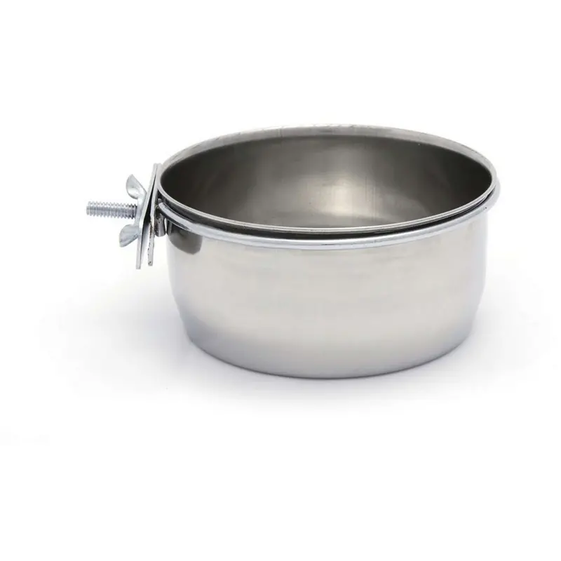 Beeztees Coop-Cup – Stainless Steel Feed Cup 1