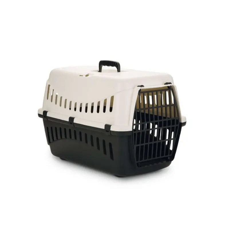 Beeztees Gypsy Travel Pet Carrier – Cream & Anthracite 1