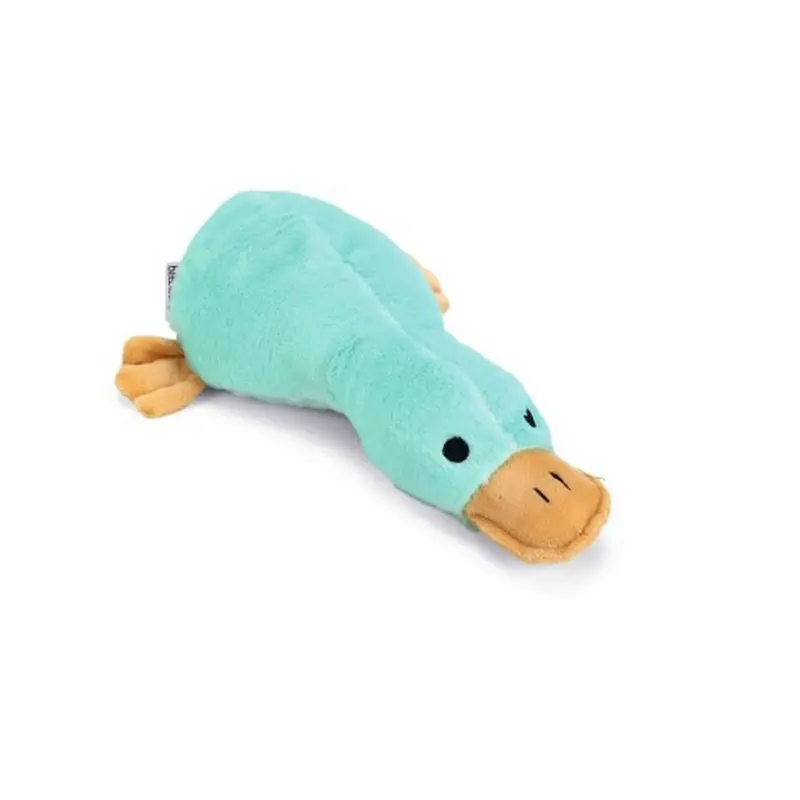 Beeztees Light Blue Duck Plush Toy Peppin 1