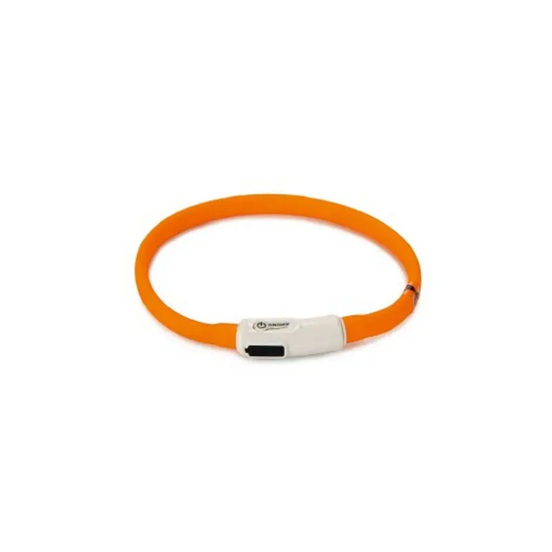 Beeztees Orange Safety Gear Dog Collar Dogini 1