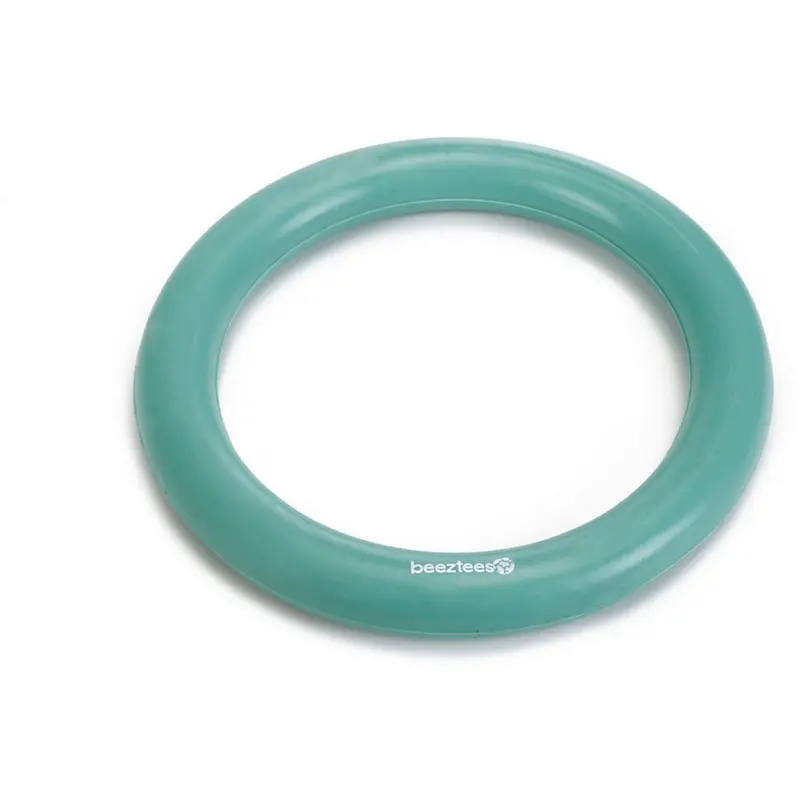 Beeztees Solid Mint Rubber Ring Chew Toy 1