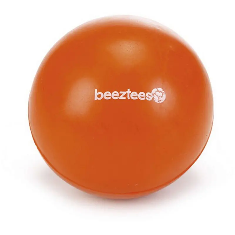 Beeztees Solid Rubber Chew Ball – Orange 1