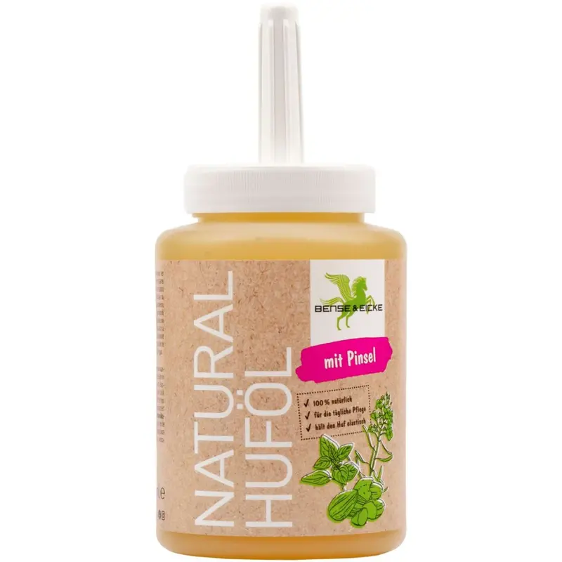 Bense & Eicke Natural Hoof Oil With Applicator Brush 1