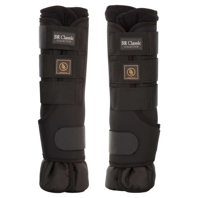 Br Classic Front-Leg Protective Boots – Black 1
