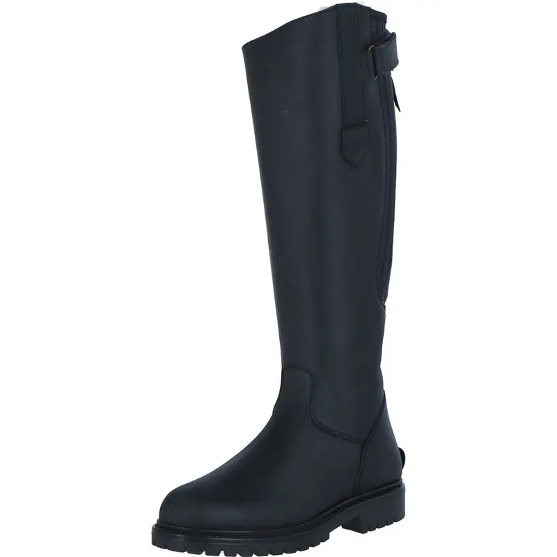 Br Greenland Ii Winter Boots – Black Nubuck With Rubber Sole 1
