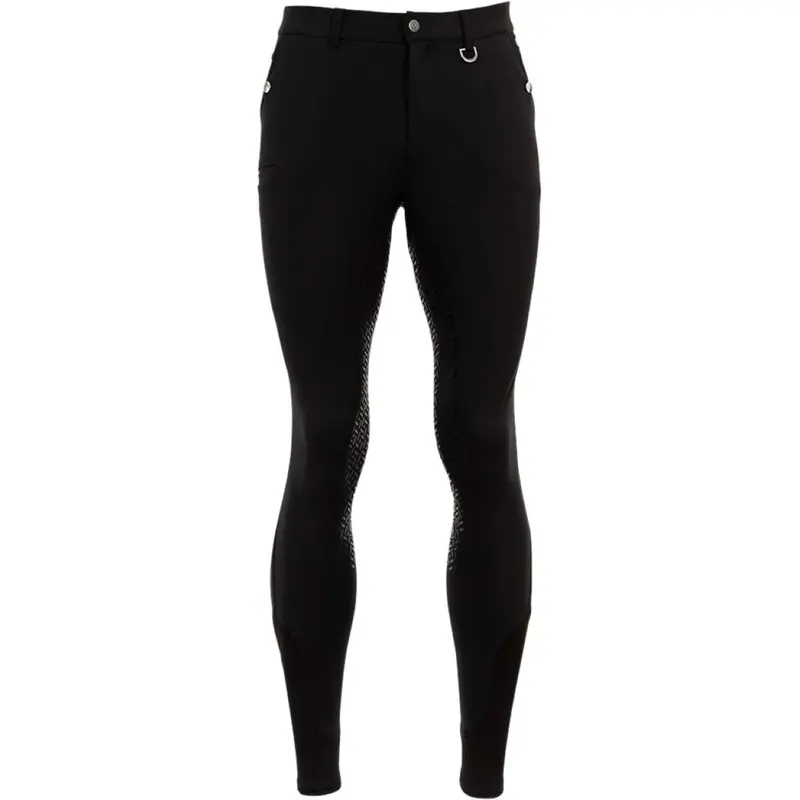 Br Maikel Riding Tights – Full Seat Silicone Grip – Black 1