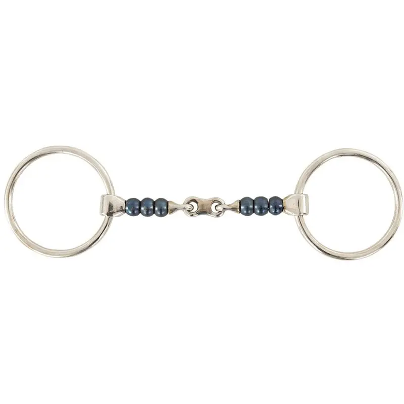 Br Sweet Iron Double-Jointed Snaffle With Cherry Roller – 16Mm 1