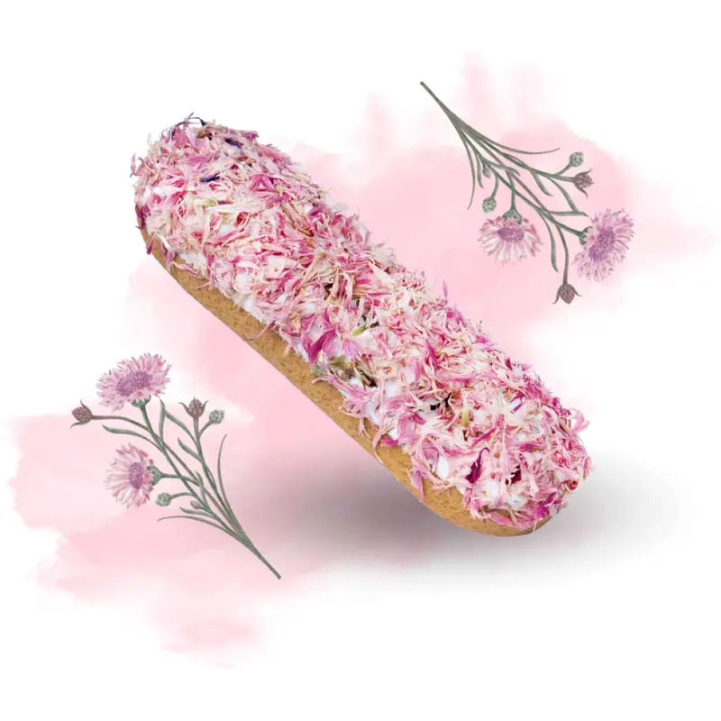 Candy Horse Pink Cornflower Éclair Treats 1
