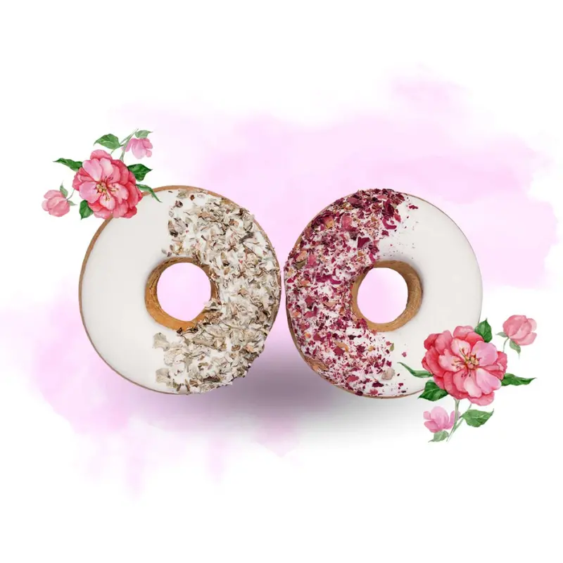 Candy Horse Rose Petal & Iceland Moss Donut Treat 1