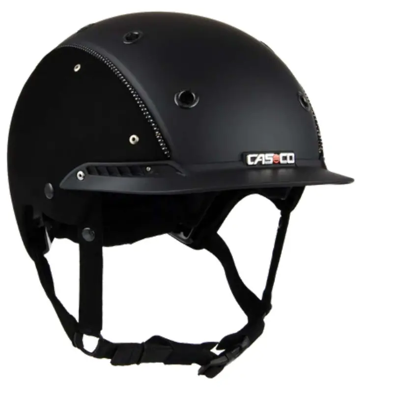 Champ-3 Nubuck Black Riding Helmet 1