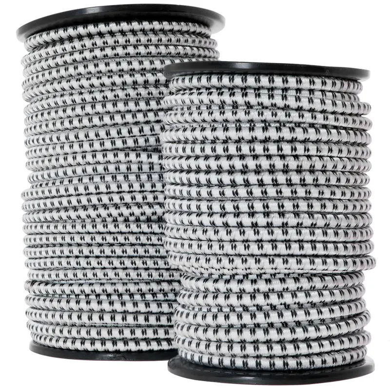 Corral Elastic Electric Rope – Black & White 1