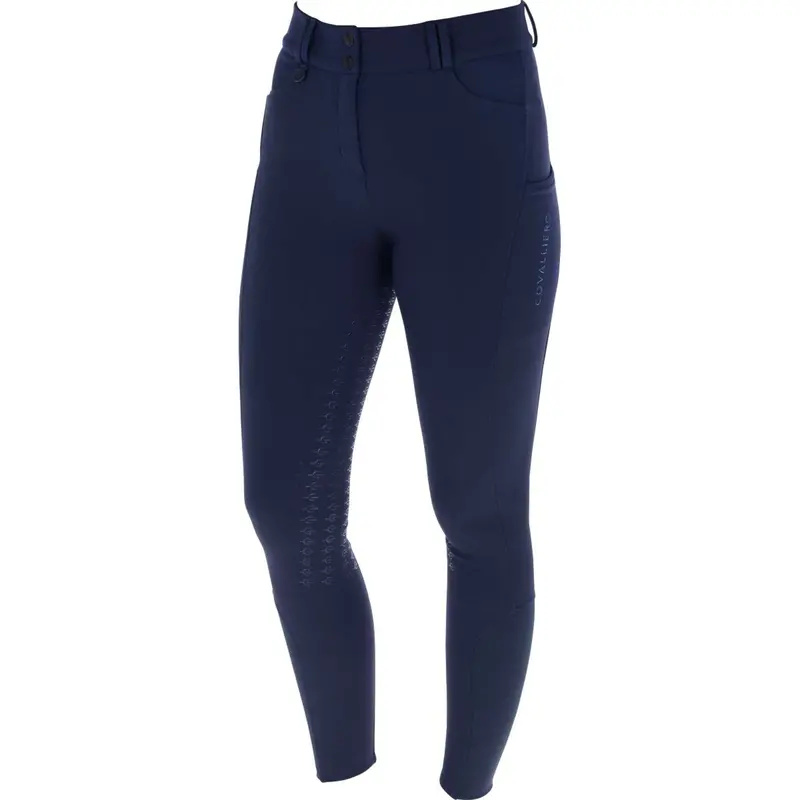 Covalliero Aw25 Full-Grip Riding Tights – Deep Navy 1